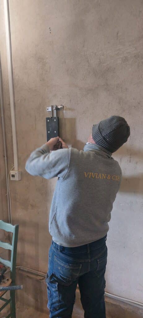 Installation des G20 Extensometers durch Vivian et Cie