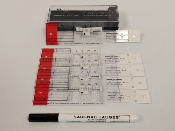 Contenu de la boite de jauges G1.2