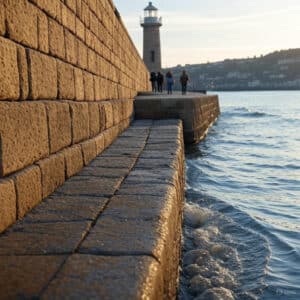 Überwachung hydraulischer Bauwerke an Ufern und Kais