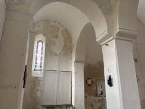 Extensometer / Konvergenzmesser R20 in einer Kirche